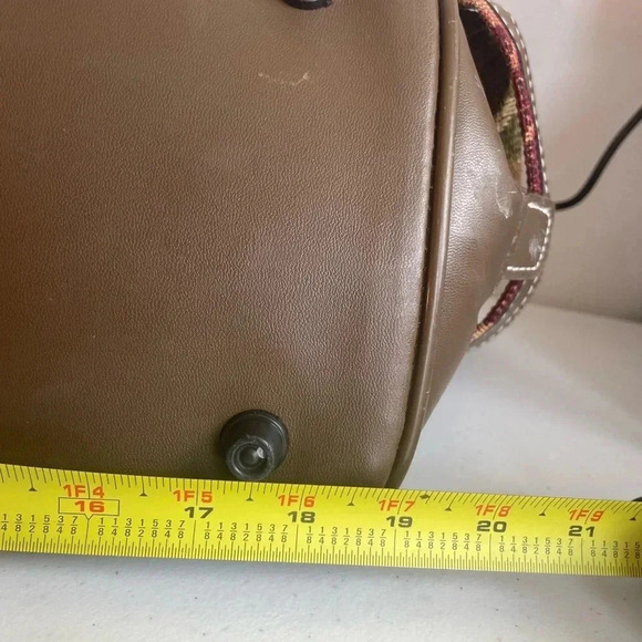 Vintage American Trunk & Case Tapestry 90s travel‎ bag Weekender EUC! - Picture 10 of 13